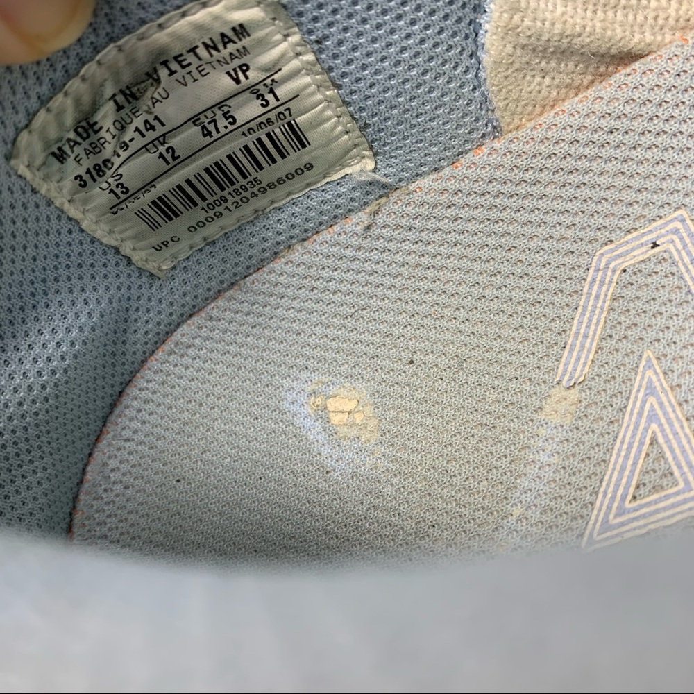 Nike Dunk Low Mens size 13 UNC ICE university blue vintage white rare sail retro - Picture 5 of 13